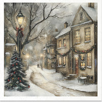 Winter Streets - rice paper set