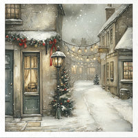 Winter Streets - rice paper set