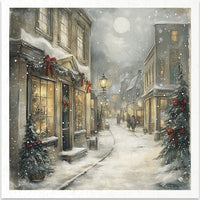 Winter Streets - rice paper set