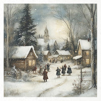 Winter Streets - rice paper set