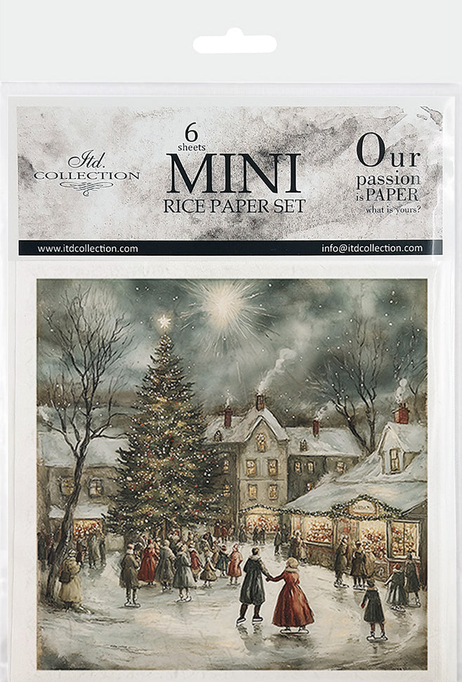 Winter Scenes 3 - rice paper set