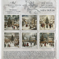 Winter Scenes 3 - rice paper set