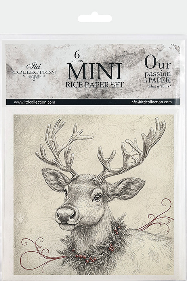 Reindeer and Bears - rice paper set