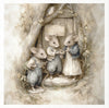 Mouse World Spring Days 1 - rice paper set - Crafty Wizard
