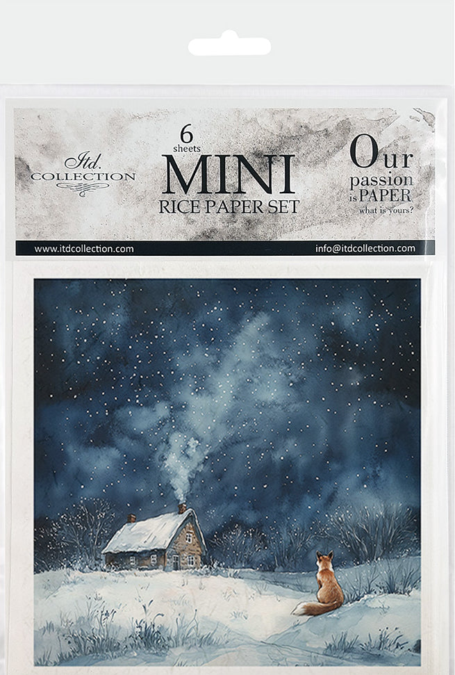 Winter Night 2 - rice paper set
