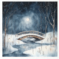 Winter Night 2 - rice paper set