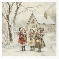 Kids at Winter 6 - rice paper set