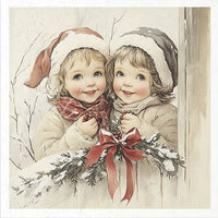 Kids at Winter 6 - rice paper set