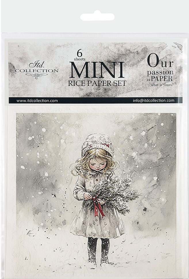 Kids at Winter 4 - rice paper set