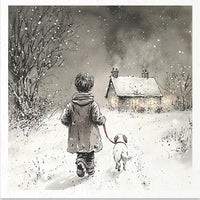 Kids at Winter 4 - rice paper set