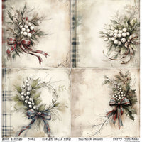 11.8" x 12.1" paper pad - Winter's Tale in Blue