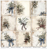 11.8" x 12.1" paper pad - Winter's Tale in Blue