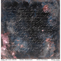 11.8" x 12.1" paper pad - Winter's Tale in Blue