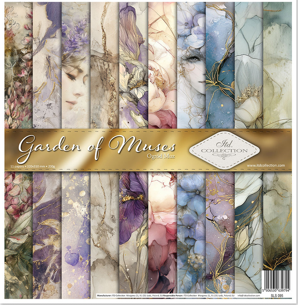 11.8" x 12.1" paper pad - Garden of Muses
