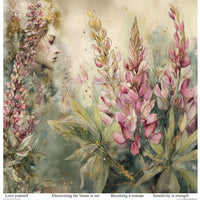 11.8" x 12.1" paper pad - Garden of Muses