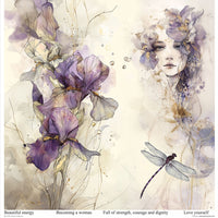 11.8" x 12.1" paper pad - Garden of Muses