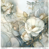 11.8" x 12.1" paper pad - Garden of Muses