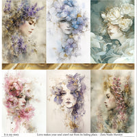 11.8" x 12.1" paper pad - Garden of Muses