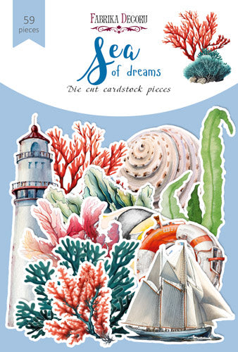 59pcs Sea of Dreams die cuts