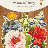 58pcs Summer Botanical Story die cuts