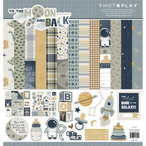 12" x 12" paper pad - To The Moon And Back