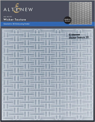 Altenew - Wicker Texture 3D Embossing Folder