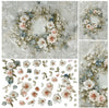 11.8" x 12.1" ITD Collection - Set 13 - mixed design paper sheets