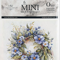 Spring Wreath 3 - rice paper set