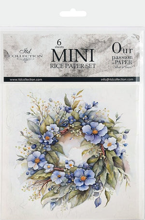 Spring Wreath 3 - rice paper set