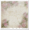 11.8" x 12.1" paper pad - Flower Post - Rose