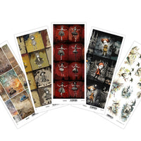 A4 Mixed designs paper set - set 2