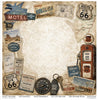 11.8" x 12.1" paper pad - Route 66 The Road of Dreams
