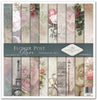 11.8" x 12.1" paper pad - Flower Post - Rose