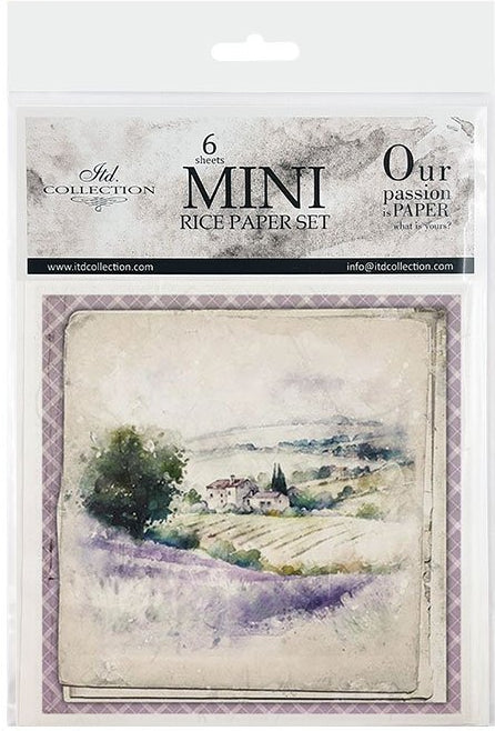 Provence 1 - rice paper set