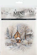 Winter village 1 - rice paper set