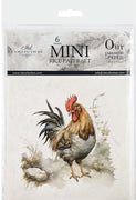 Roosters 1 - rice paper set