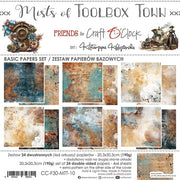 8" x 8" paper pad - Mists of Toolbox Town Backgrounds