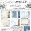 8" x 8" paper pad - Winter Morning Backgrounds