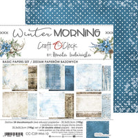 8" x 8" paper pad - Winter Morning Backgrounds