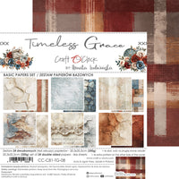 8" x 8" paper pad - Timeless Grace Backgrounds