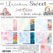 8" x 8" paper pad - Unicorn Sweet Backgrounds
