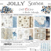 8" x 8" paper pad - Jolly Season Backgrounds