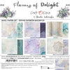 8" x 8" paper pad - Flowers of Delight Backgrounds