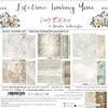 8" x 8" paper pad - Lifetime Loving You Backgrounds - Crafty Wizard