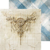 8" x 8" paper pad - Mr & Mrs Elegance Backgrounds