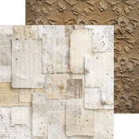 8" x 8" paper pad - Plum & Caramel Backgrounds