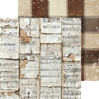 8" x 8" paper pad - Jolly Season Backgrounds