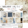 8" x 8" paper pad - Melody of My Soul Backgrounds