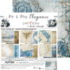 8" x 8" paper pad - Mr & Mrs Elegance Backgrounds