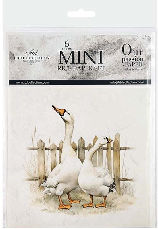 Geese 1 - rice paper set